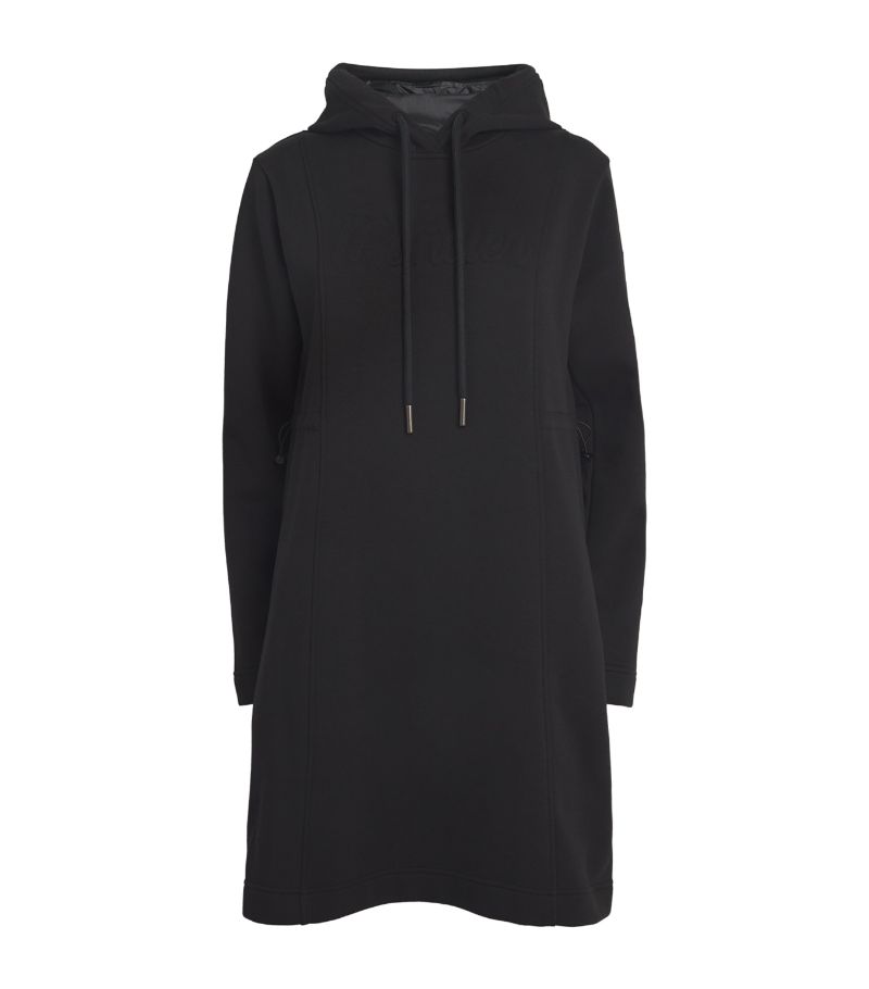 Moncler Moncler Fleece Hooded Mini Dress