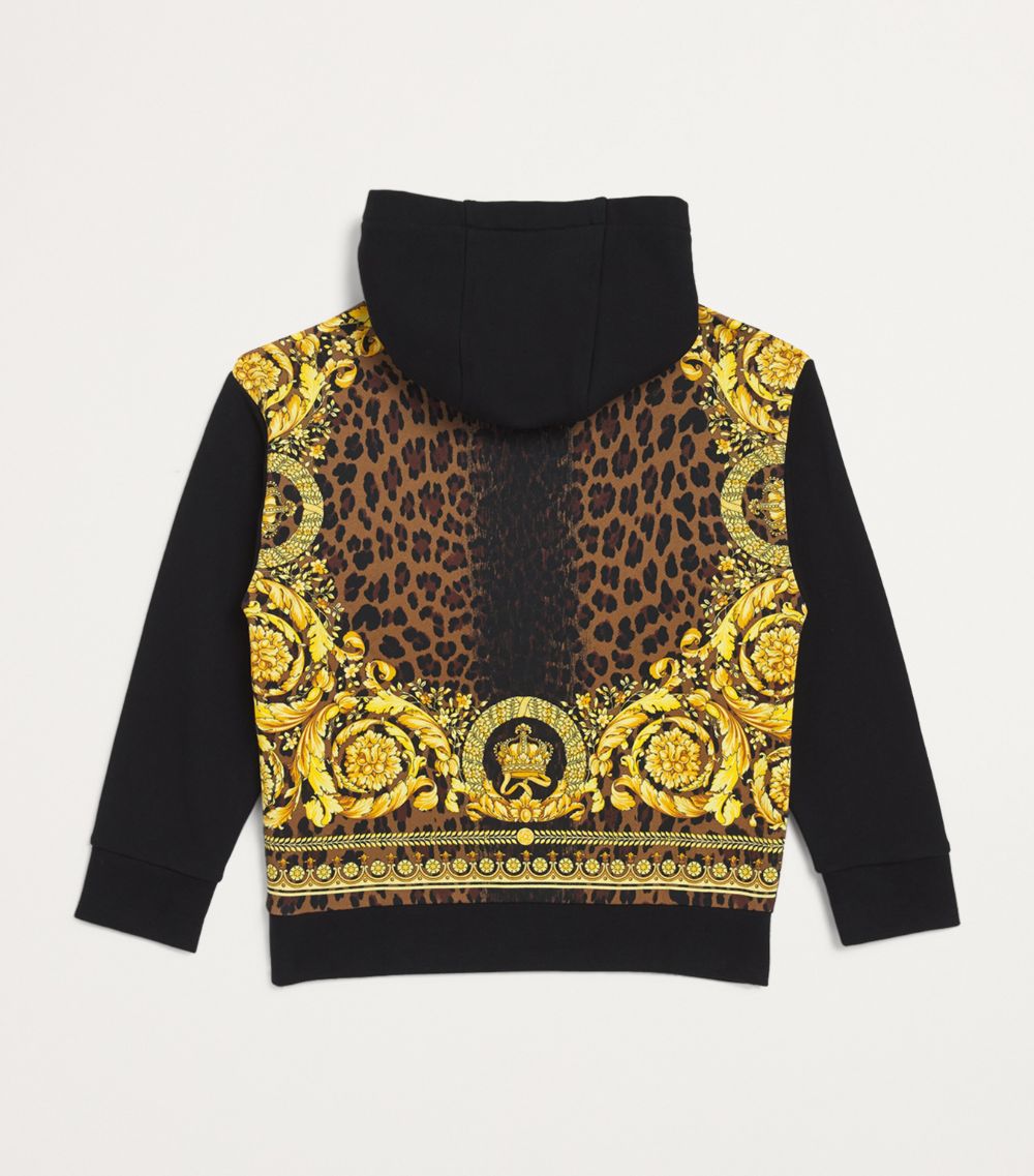 Young Versace Versace Kids Cotton Printed Logo Hoodie (4-14 Years)