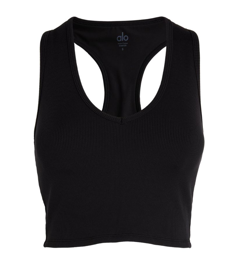 Alo Yoga Alo Yoga Ribbed Goddess Tank Top