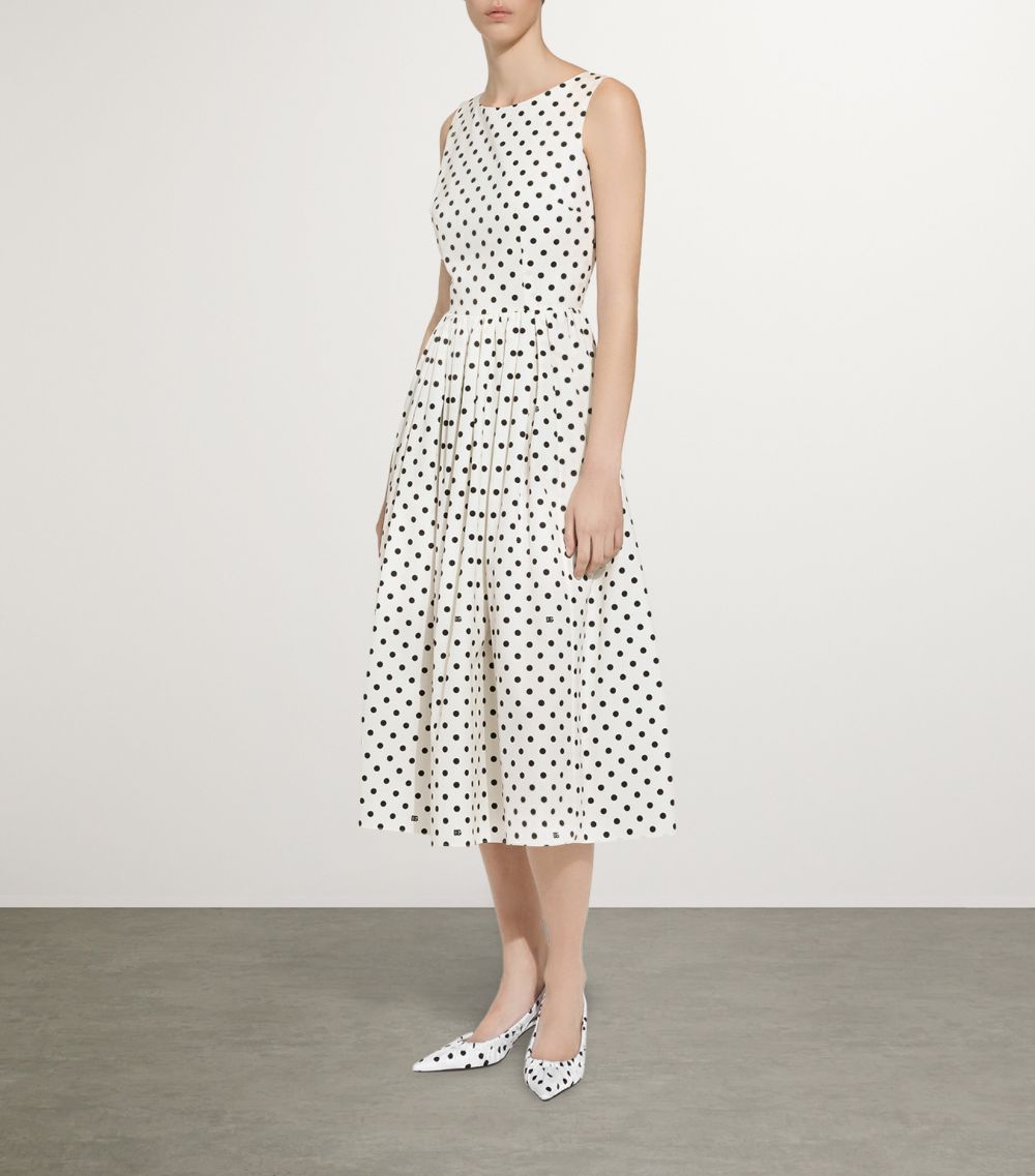 Dolce & Gabbana Dolce & Gabbana Polka-Dot Midi Dress