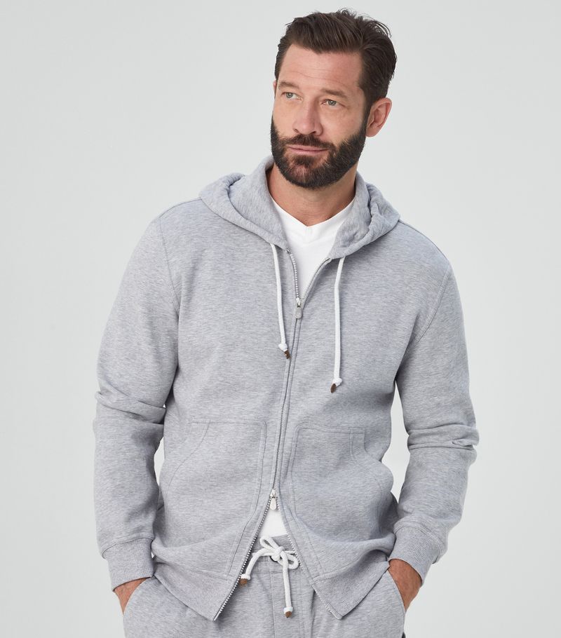 Brunello Cucinelli Brunello Cucinelli Cotton-Blend Zip-Up Hoodie