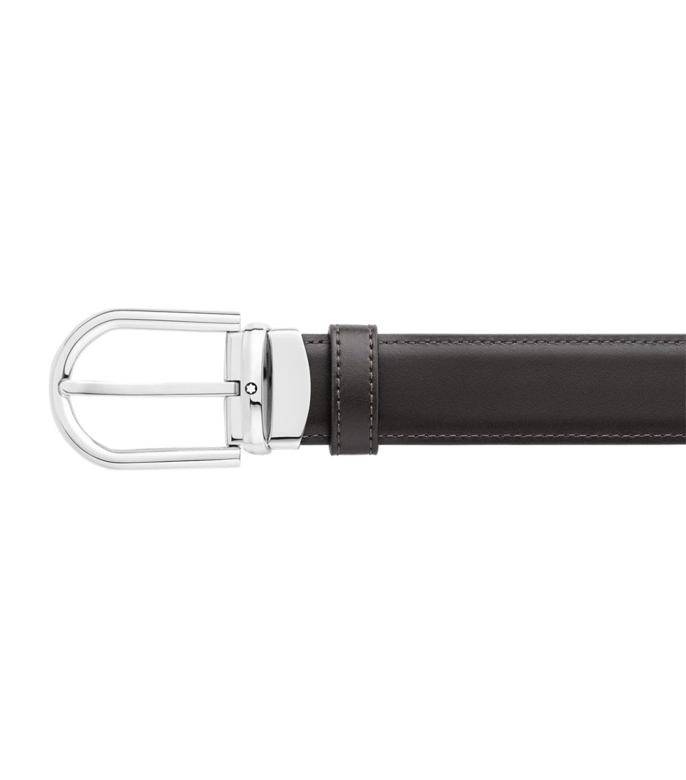 Montblanc Montblanc Leather Horseshoe Belt