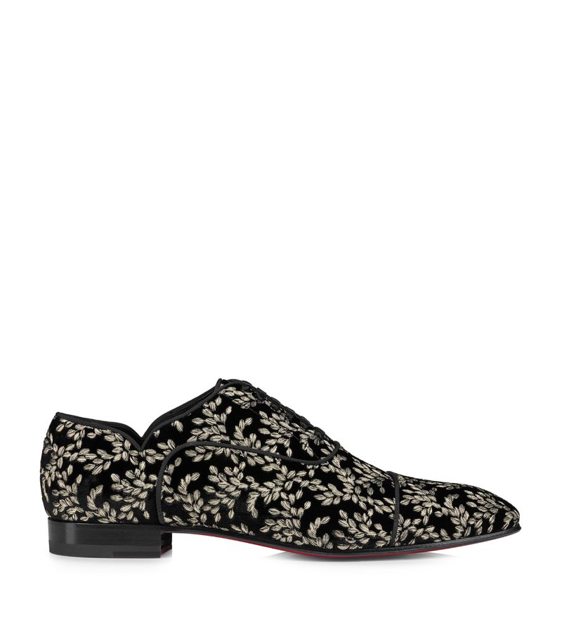 Christian Louboutin Christian Louboutin Embroidered Oxford Shoes