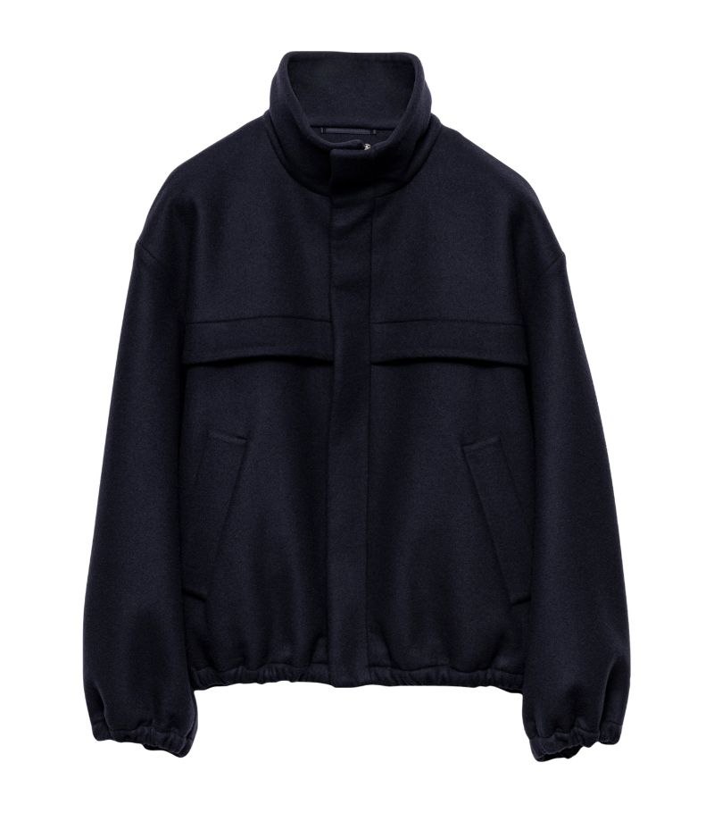 Prada Prada Wool-Cashmere Water-Resistant Jacket