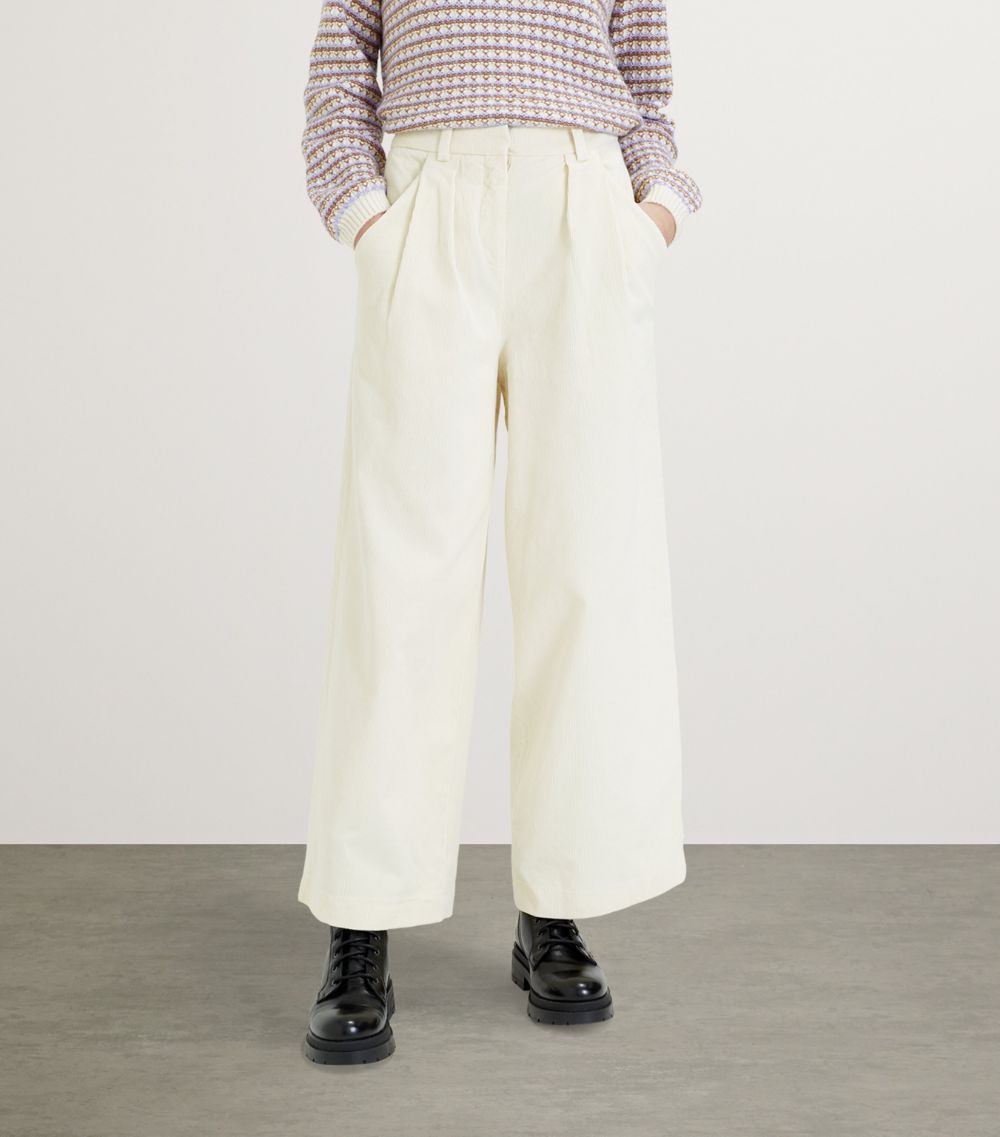 Chinti & Parker Chinti & Parker Corduroy Isabella Wide-Leg Trousers