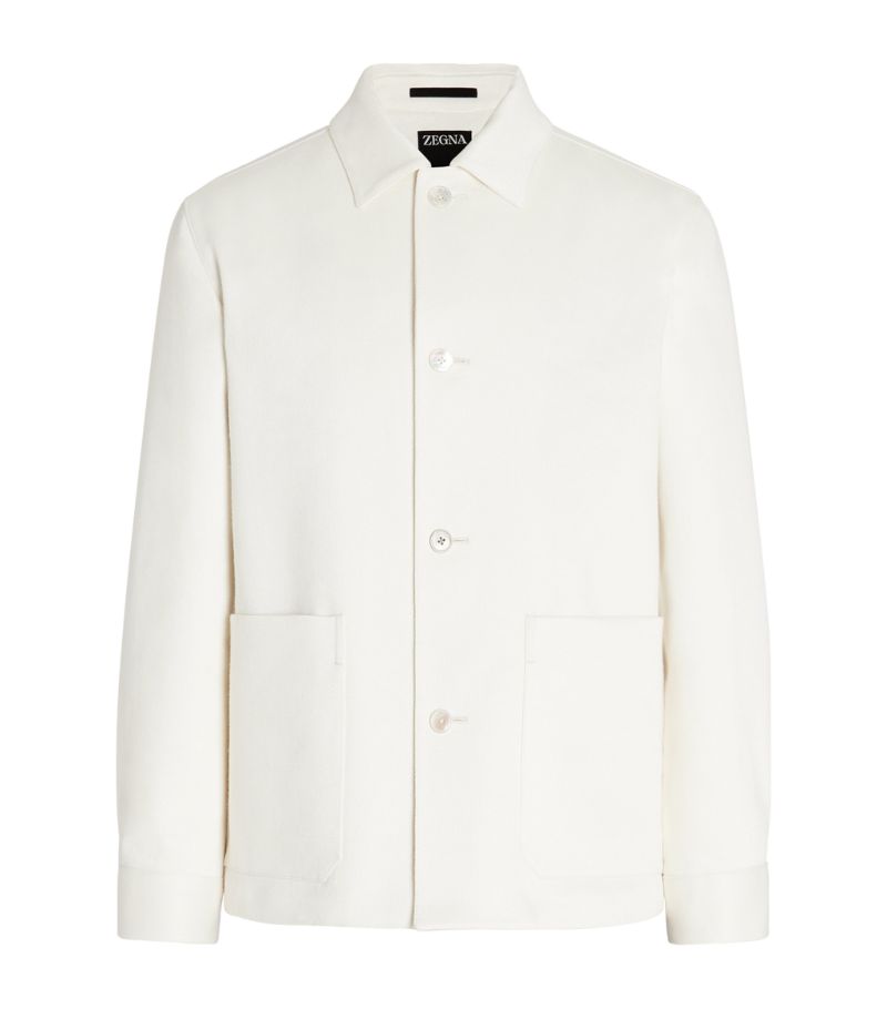 zegna Zegna Cotton-Blend Denim Chore Jacket