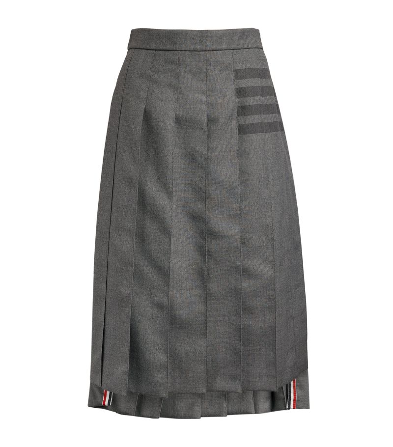 Thom Browne Thom Browne Pleated Midi Skirt