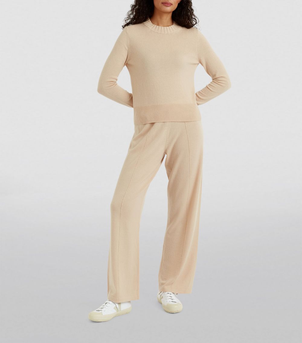 Chinti & Parker Chinti & Parker Wool-Cashmere Wide-Leg Sweatpants