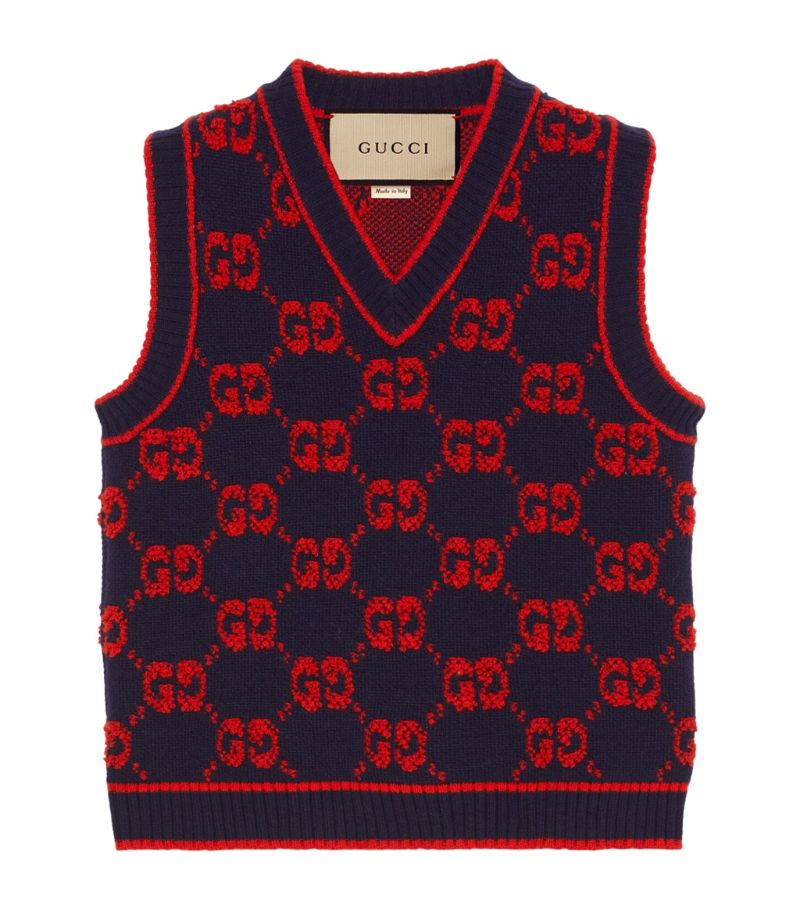 Gucci Gucci Wool GG Sweater Vest