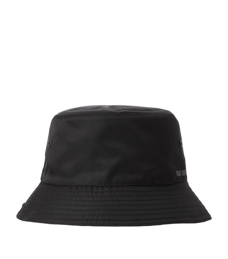 Burberry Burberry Reversible Logo Print Bucket Hat