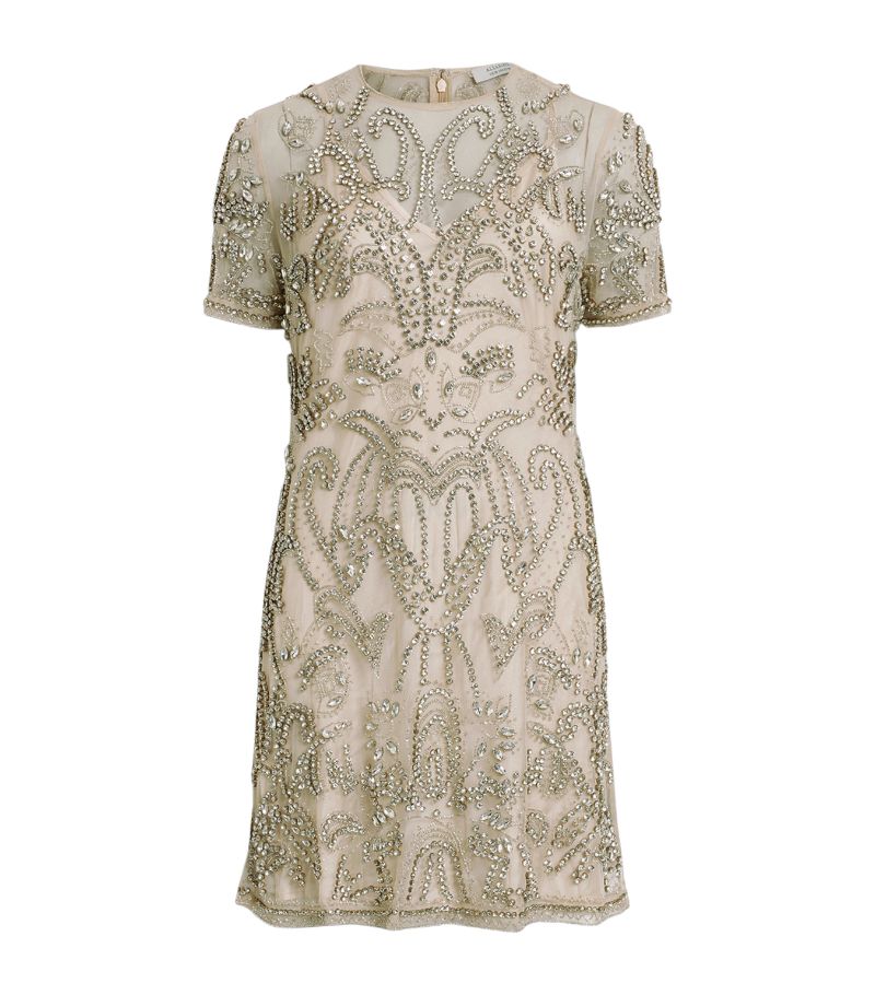 Allsaints Allsaints Embellished Hania Mini Dress