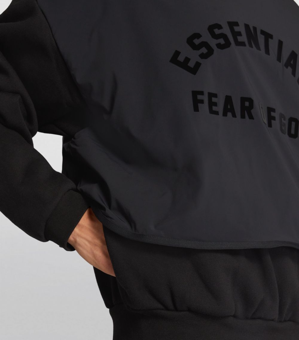 Fear Of God Essentials Fear Of God Essentials Double-Layer Logo Hoodie