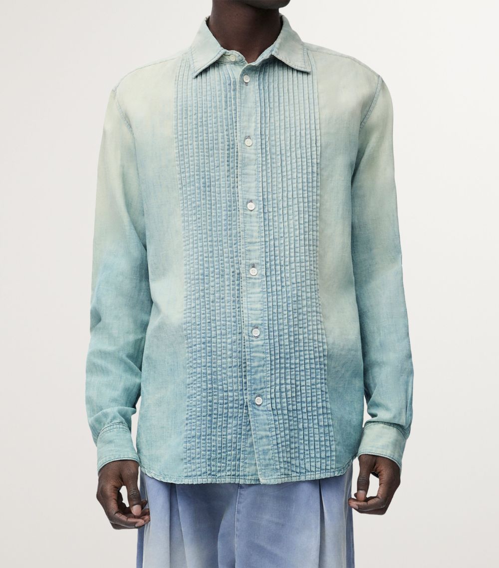 Loewe Loewe Denim Pleated Shirt