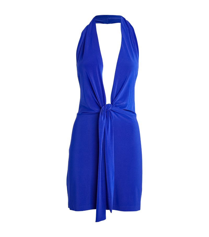 Norma Kamali Norma Kamali Tie-Front Mini Dress