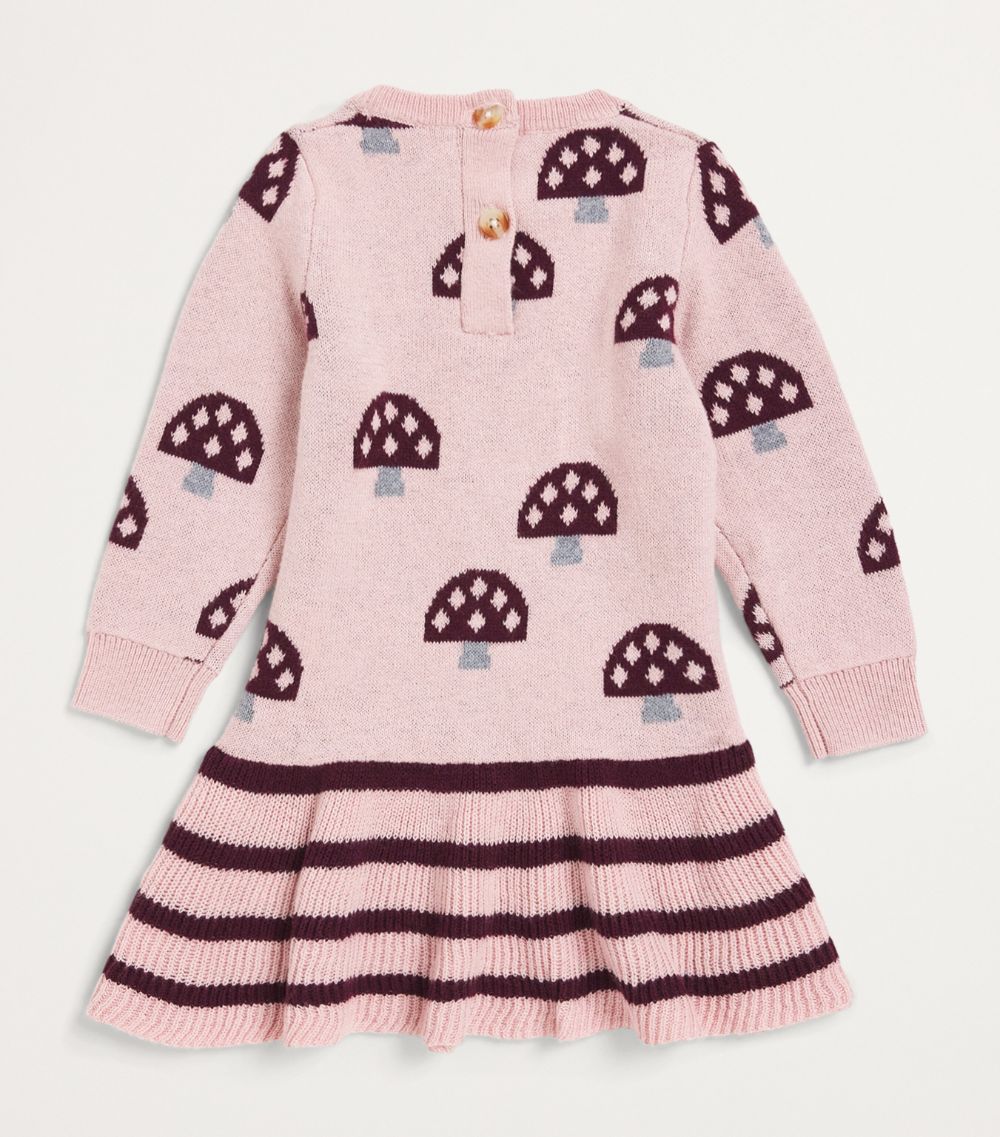 The Bonnie Mob The Bonnie Mob Organic Cotton-Cashmere Mushroom Dress (6-24 Months)