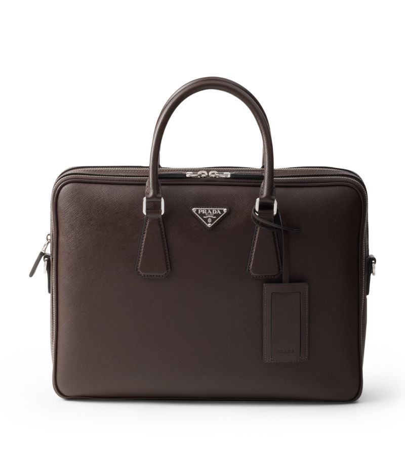 Prada Prada Saffiano Leather Briefcase