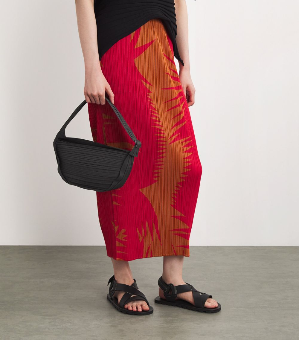 Pleats Please Issey Miyake Pleats Please Issey Miyake Small Pleated Half Moon Shoulder Bag