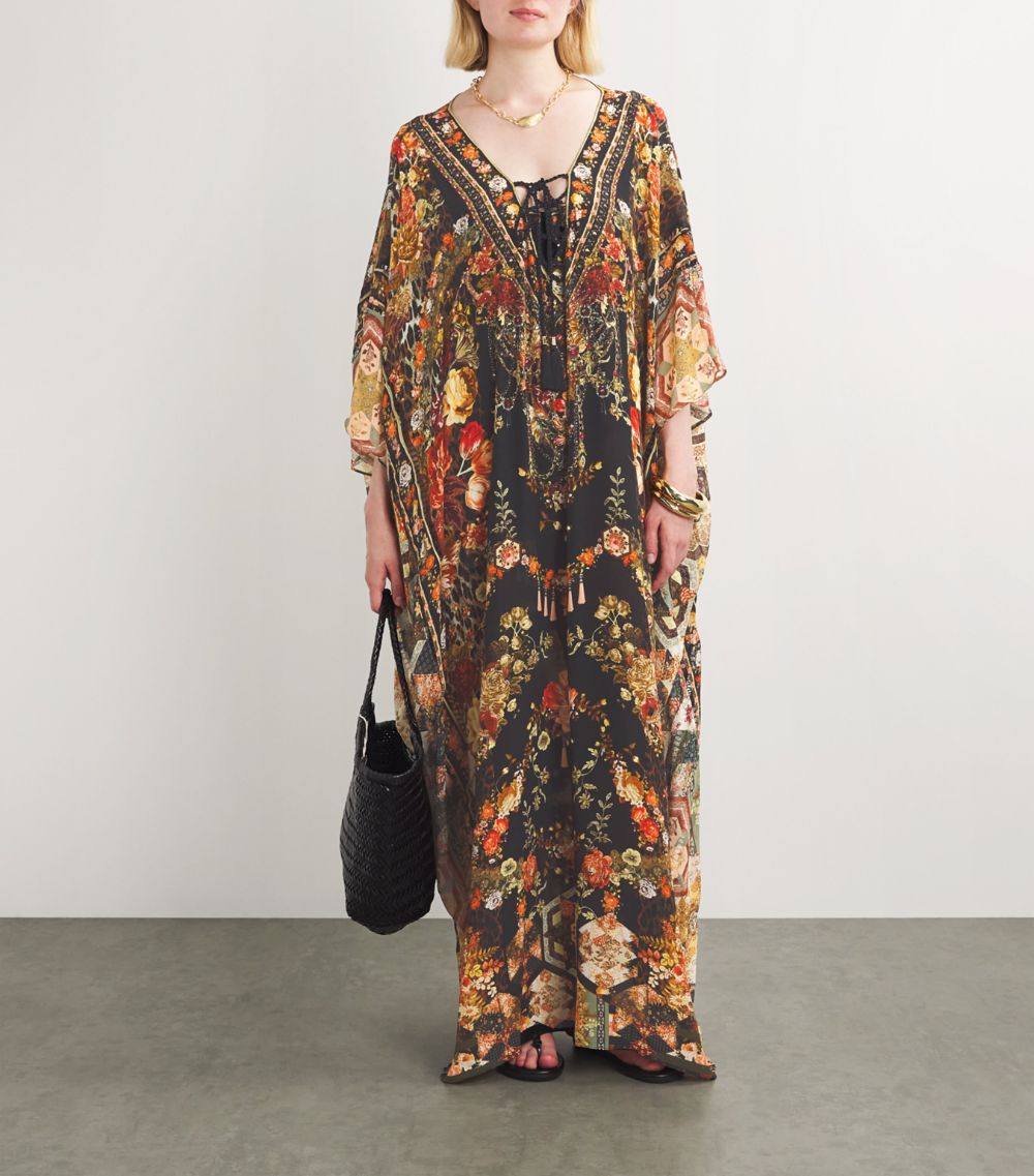 Camilla Camilla Silk Floral Kaftan Dress