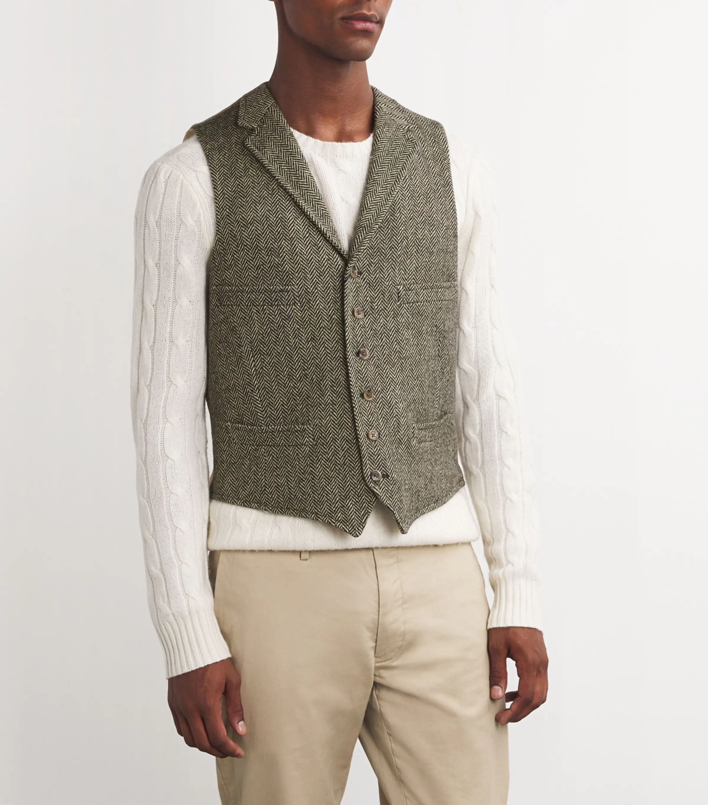 Polo Ralph Lauren Polo Ralph Lauren Wool Herringbone Gilet