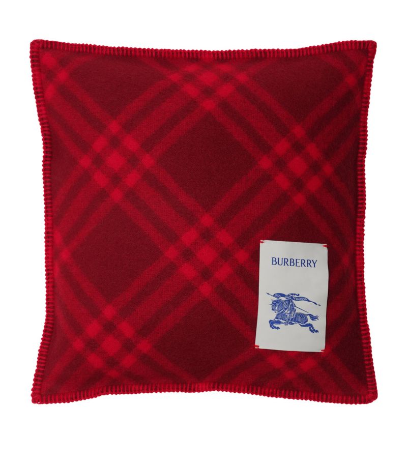 Burberry Burberry Wool Check Cushion (52Cm X 52Cm)