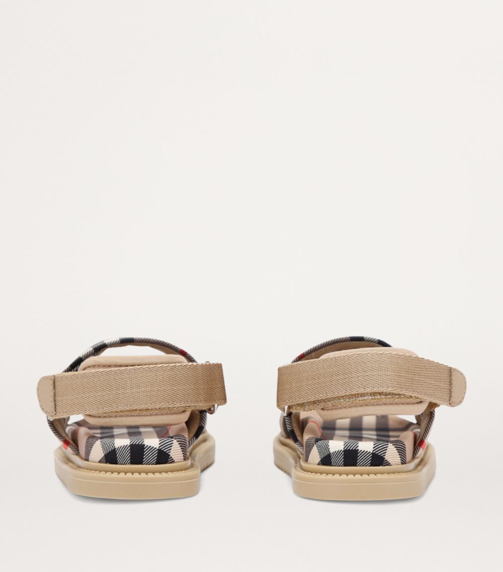 Burberry Burberry Kids Woven Check Sandals