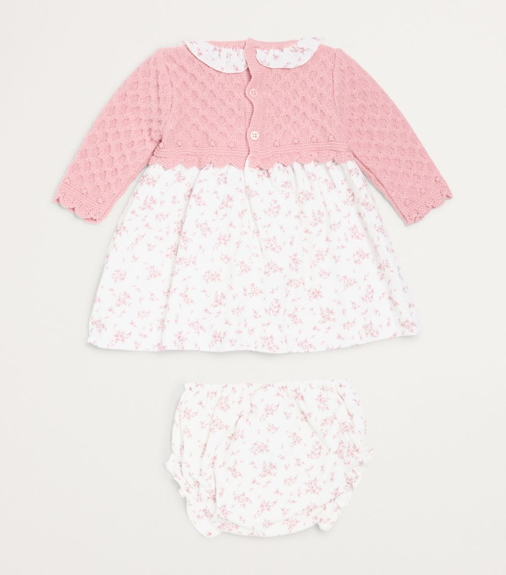 Paz Rodriguez Paz Rodriguez Wool-Cotton Dress And Bloomers Set (1-24 Months)