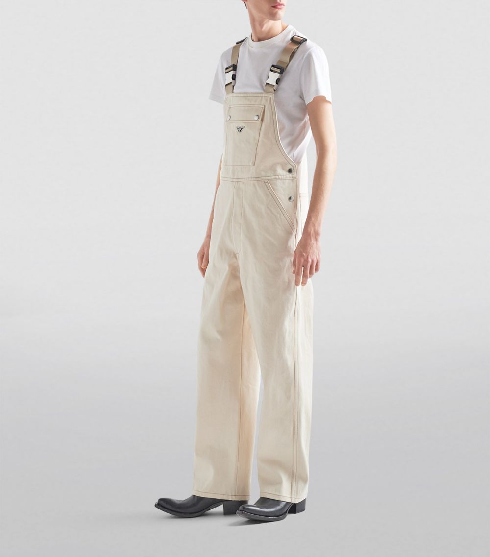 Prada Prada Bull Denim Dungarees