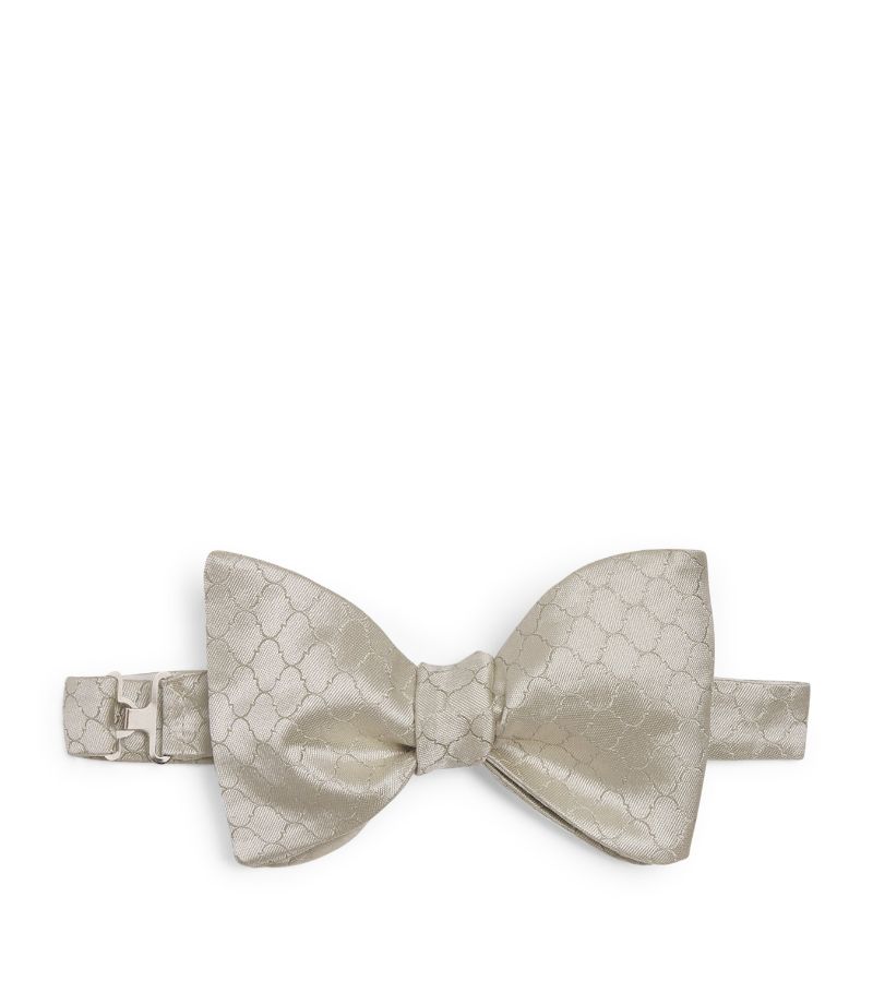 Eton Eton Silk Pre-Tied Jacquard Bow Tie