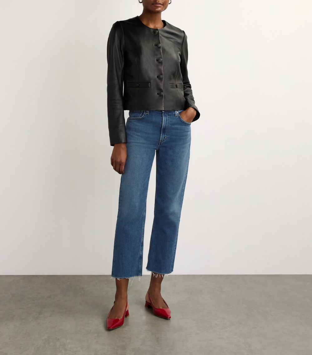 Citizens Of Humanity Citizens Of Humanity Daphne Stovepipe Cropped Straight Jeans