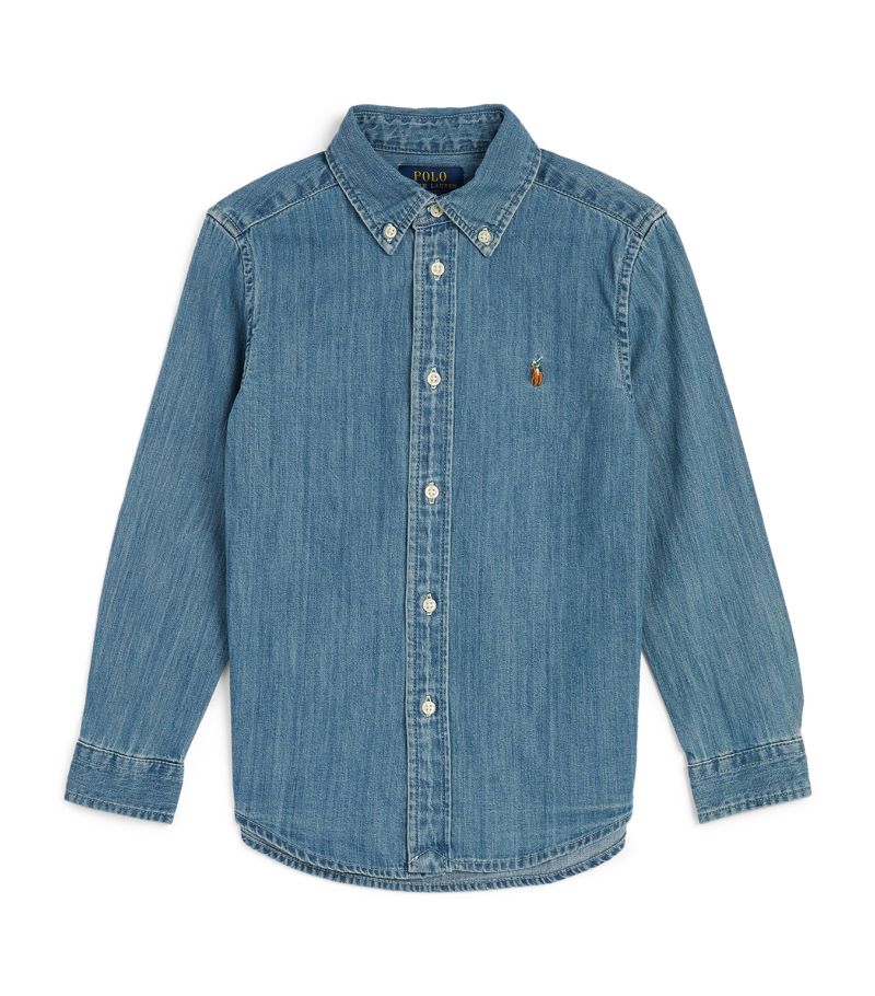 Polo Ralph Lauren Polo Ralph Lauren Kids Denim Polo Pony Shirt (5-7 Years)