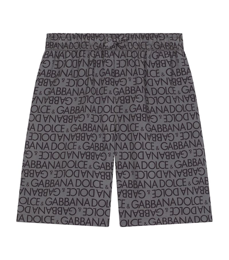 Dolce & Gabbana Dolce & Gabbana Kids Logo Print Bermuda Shorts (2-6 Years)