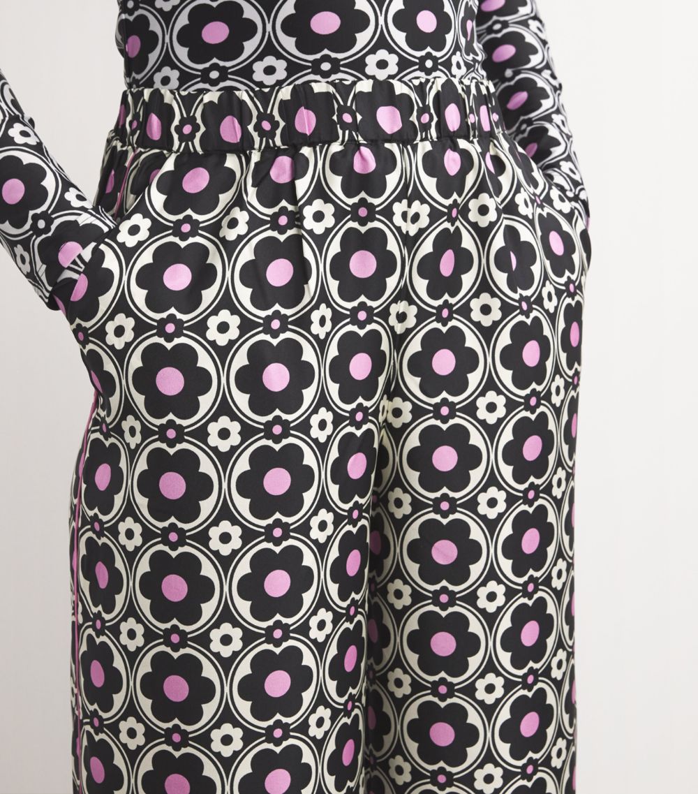 Max & Co. Max & Co. Silk Patterned Trousers