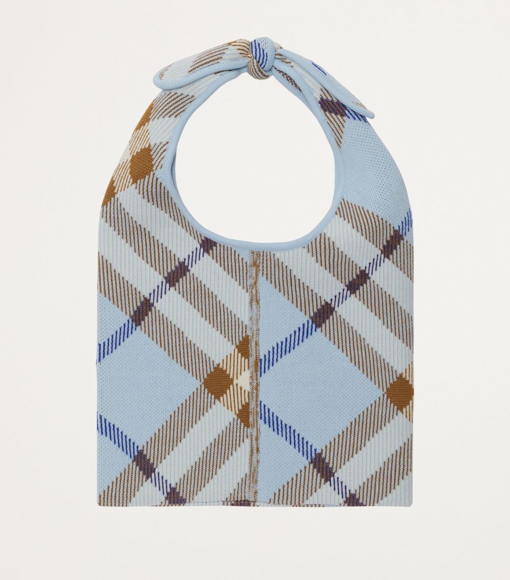 Burberry Burberry Kids Wool-Blend Check Tote Bag