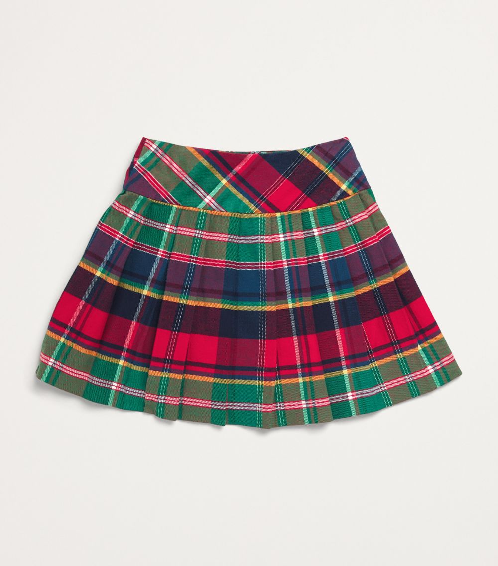 Ralph Lauren Kids Ralph Lauren Kids Cotton Tartan Pleated Skirt (7-12 Years)