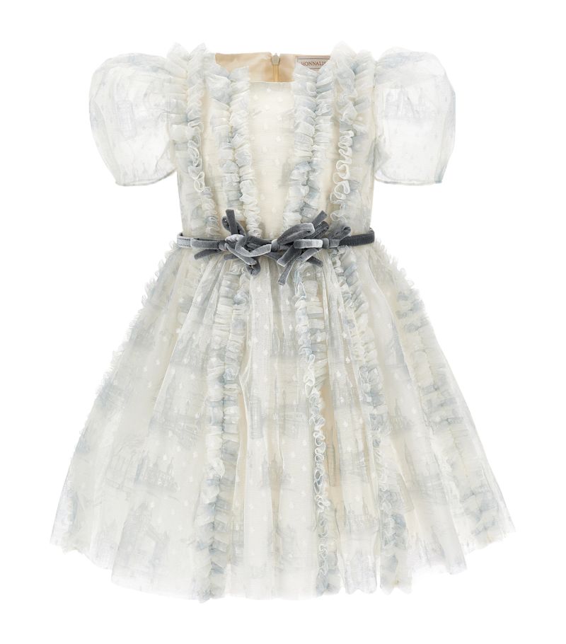 Monnalisa Monnalisa Ruffled Polka-Dot Belted Dress (4-16 Years)