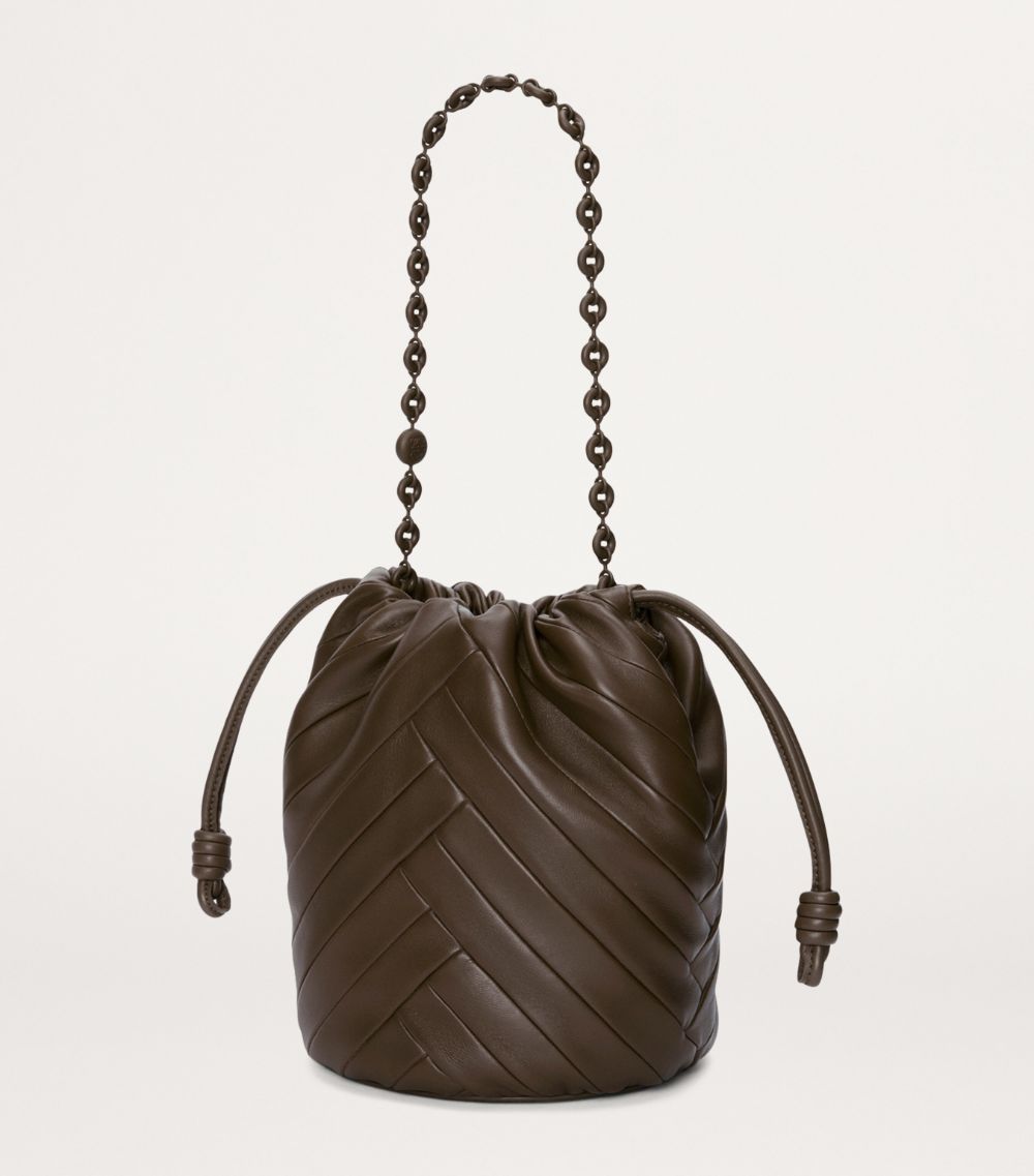 Loewe Loewe Medium Leather Flamenco Bucket Bag