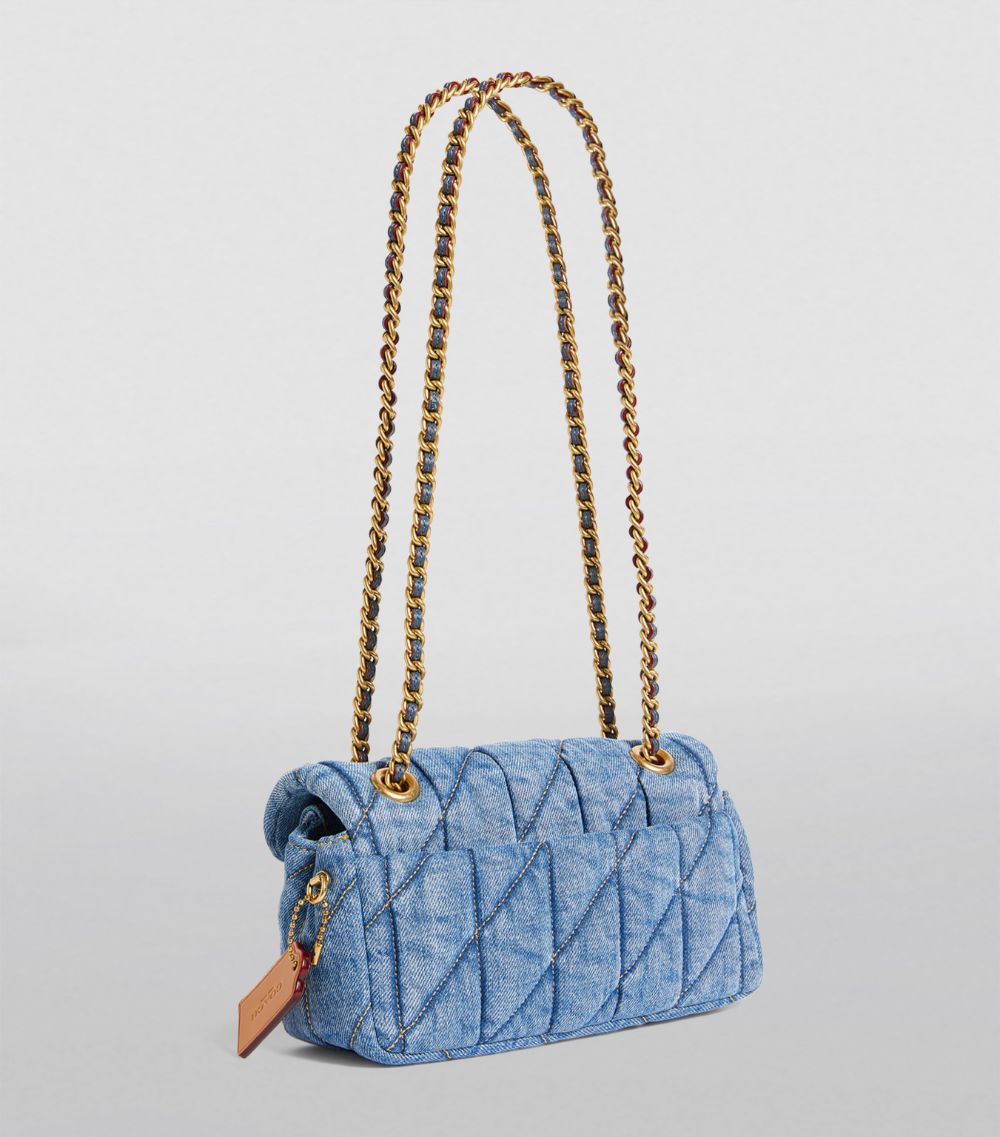 Coach Coach Quilted Denim Tabby 20 Shoulder Bag