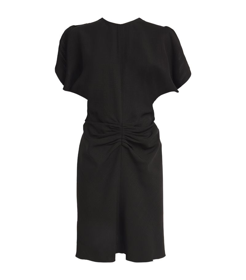 Victoria Beckham Victoria Beckham Gathered-Waist Mini Dress