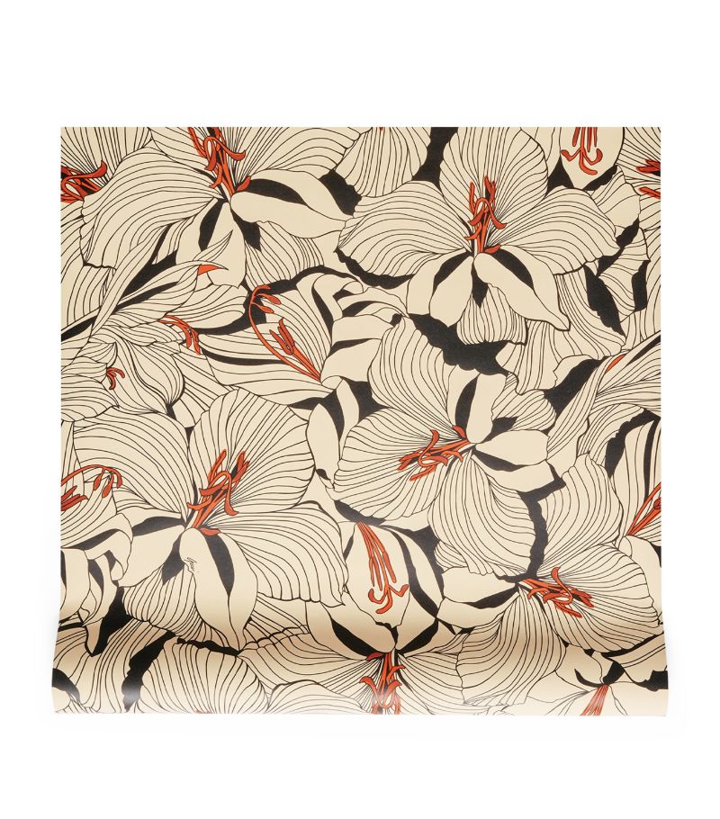 Gucci Gucci Lillies Print Wallpaper