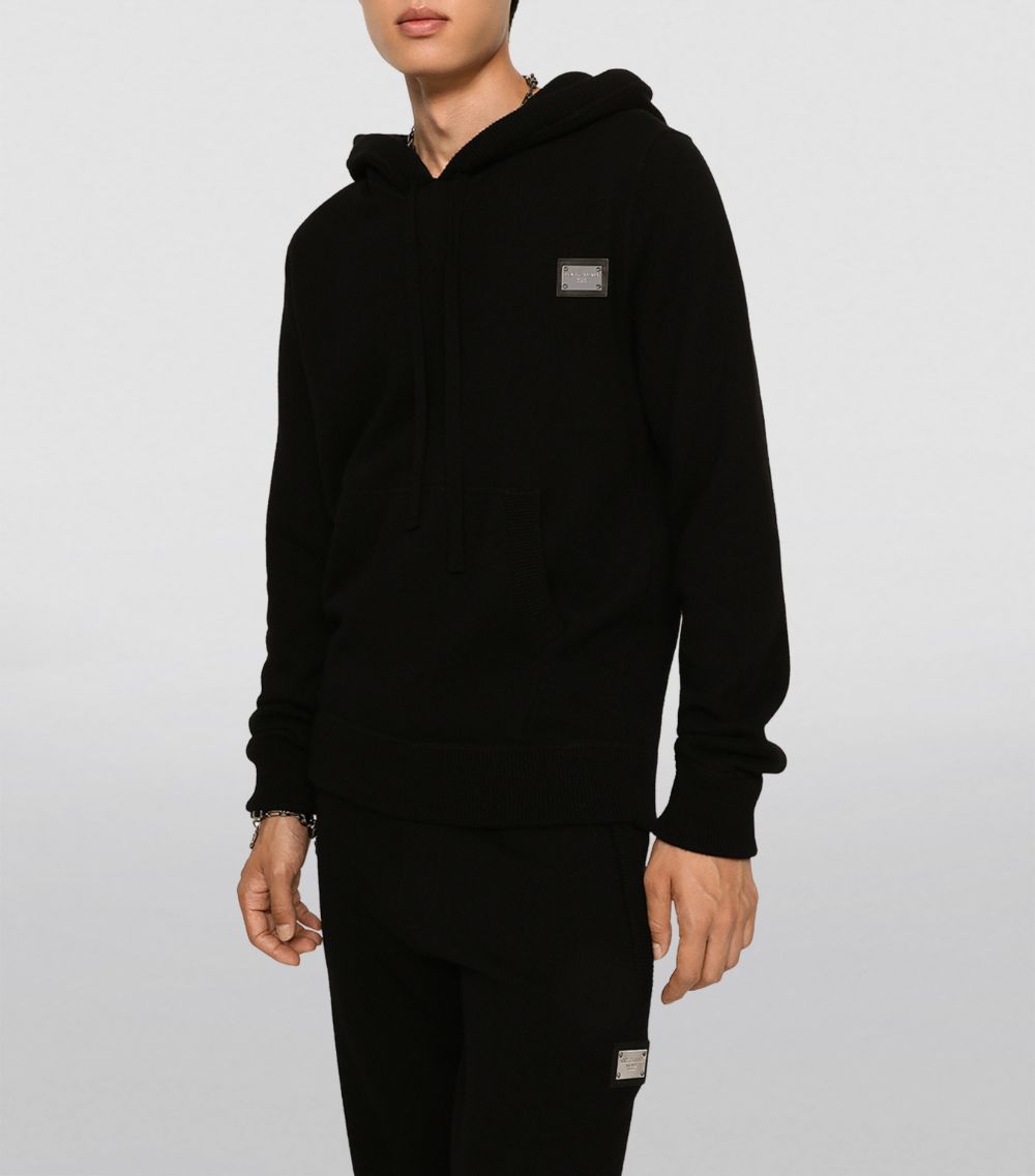 Dolce & Gabbana Dolce & Gabbana Wool-Cashmere-Blend Essentials Hoodie