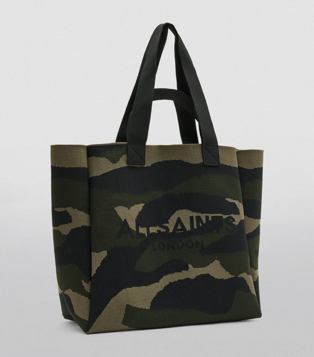 Allsaints Allsaints Knitted Camouflage Izzy Tote Bag