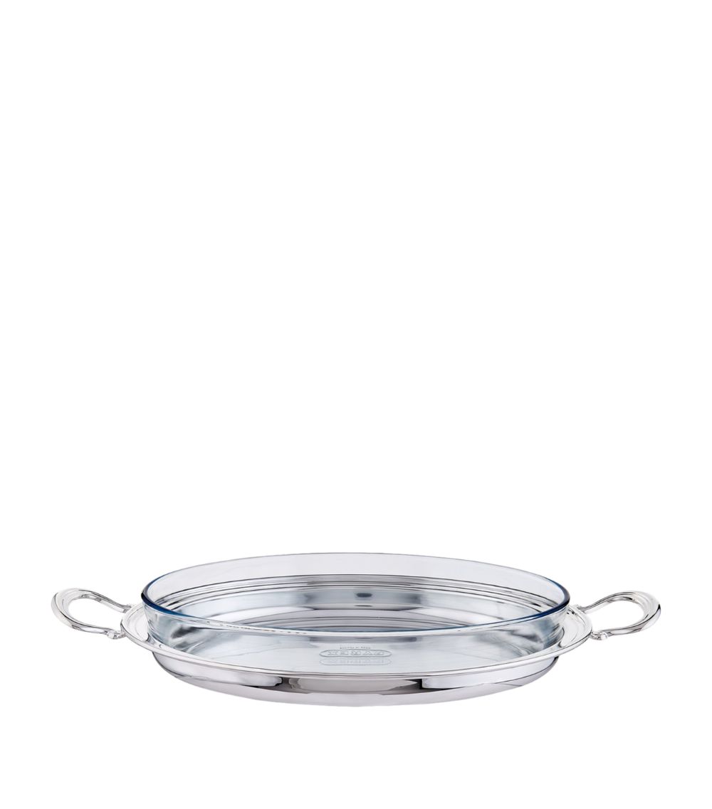 Greggio Greggio Silver Plated Georgian Oval Serving Dish (25 X 33Cm)