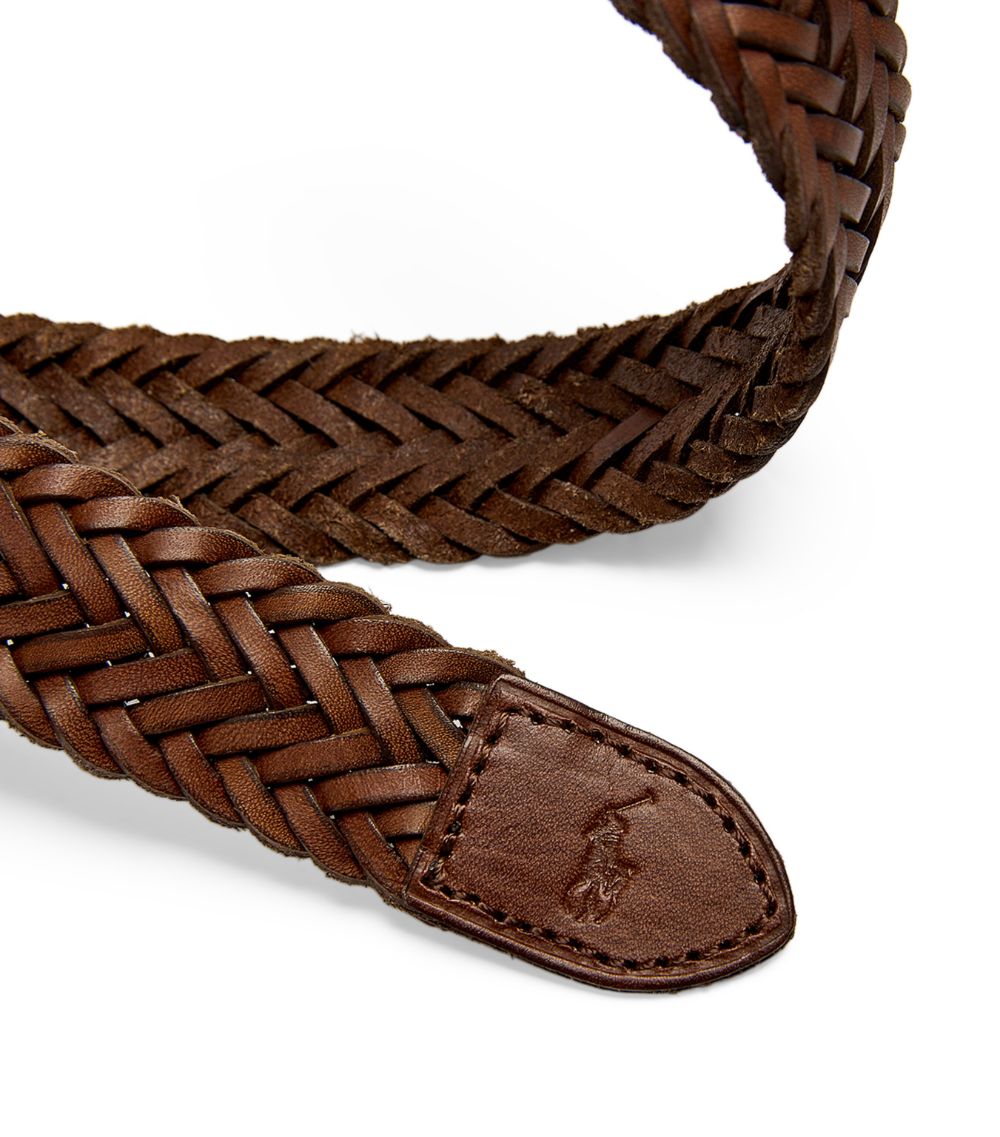 Polo Ralph Lauren Polo Ralph Lauren Leather Braided Belt