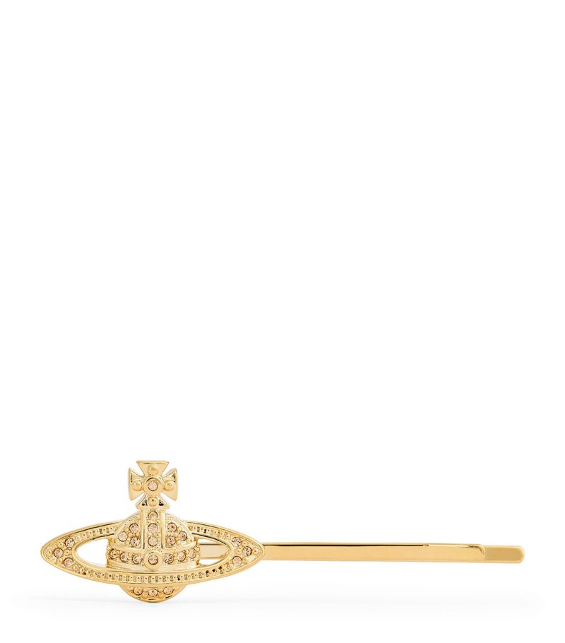 Vivienne Westwood Vivienne Westwood Mini Bas Relief Orb Bobby Pin