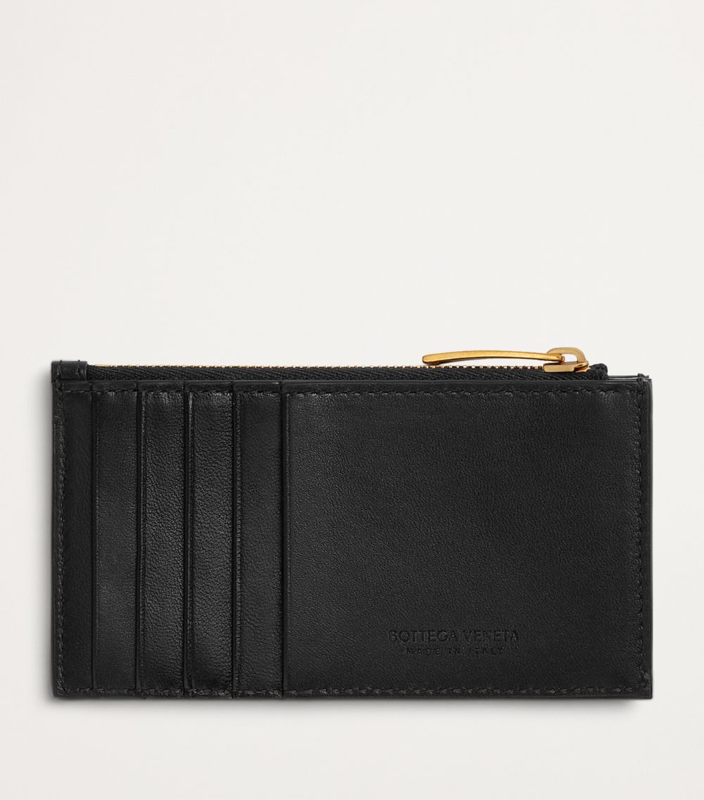 Bottega Veneta Bottega Veneta Leather Cassette Zipped Card Holder