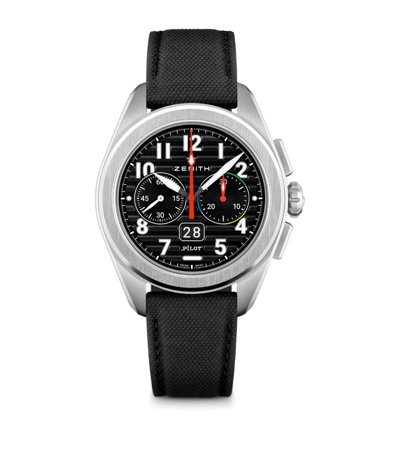 Zenith Zenith Steel Pilot Automatic Watch 42.5Mm