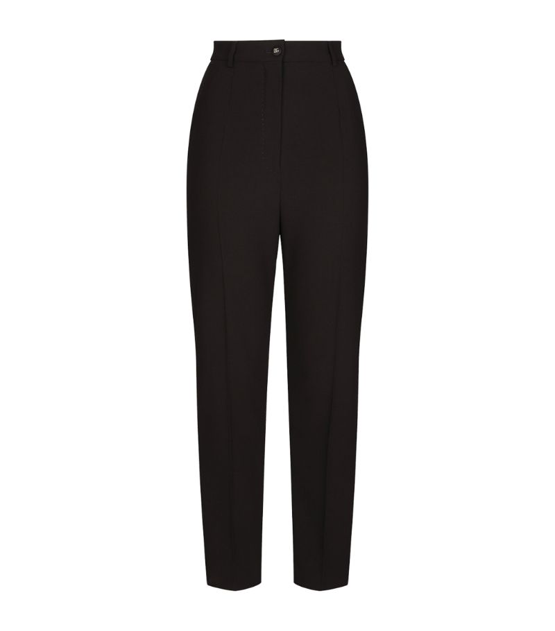 Dolce & Gabbana Dolce & Gabbana Wool-Blend Tuxedo Trousers