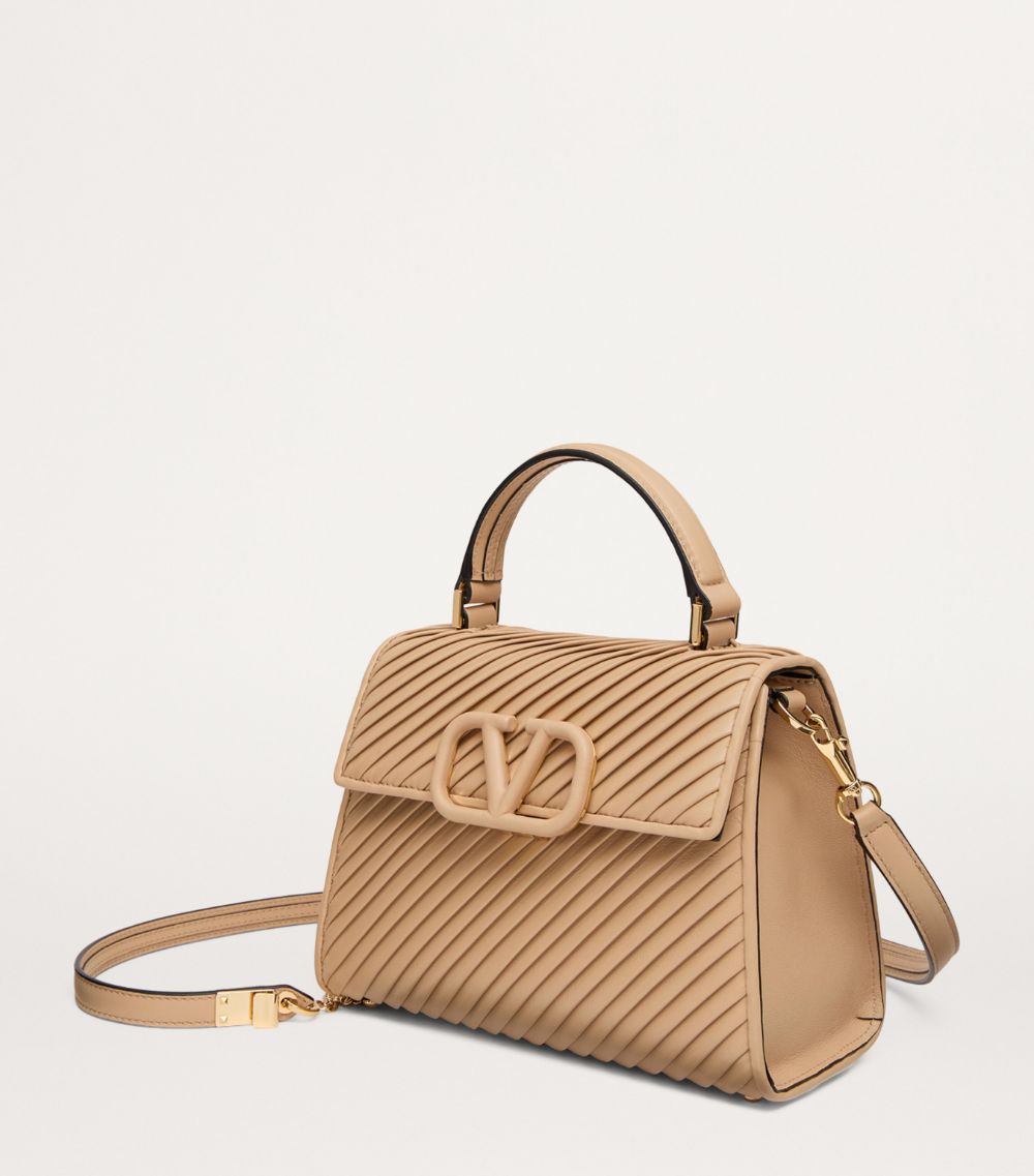 VALENTINO GARAVANI Valentino Garavani Small Lambskin Vsling Top-Handle Bag