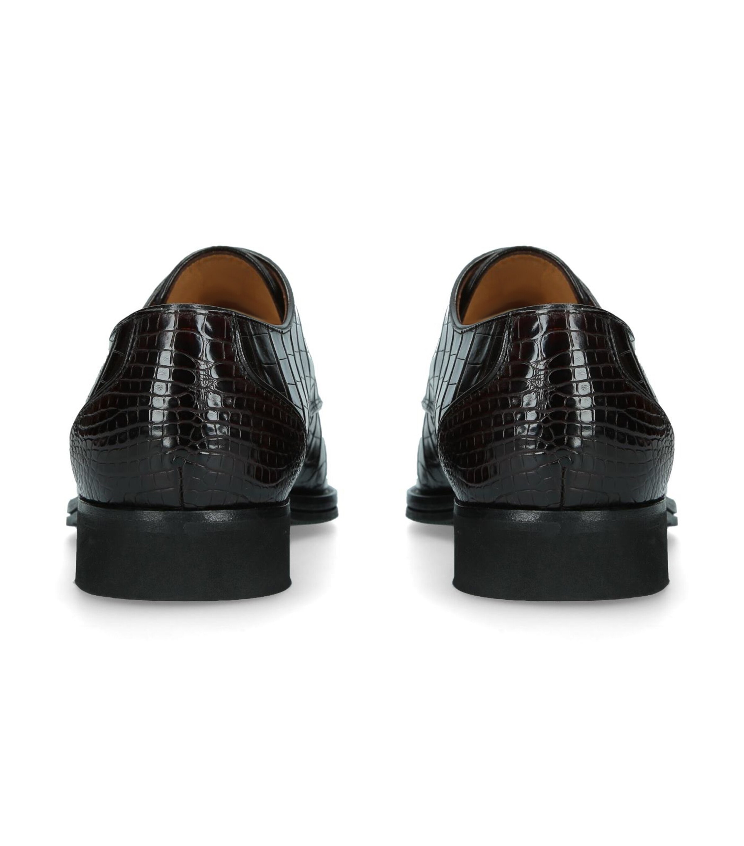 Brotini Brotini Crocodile Leather Derby Shoes