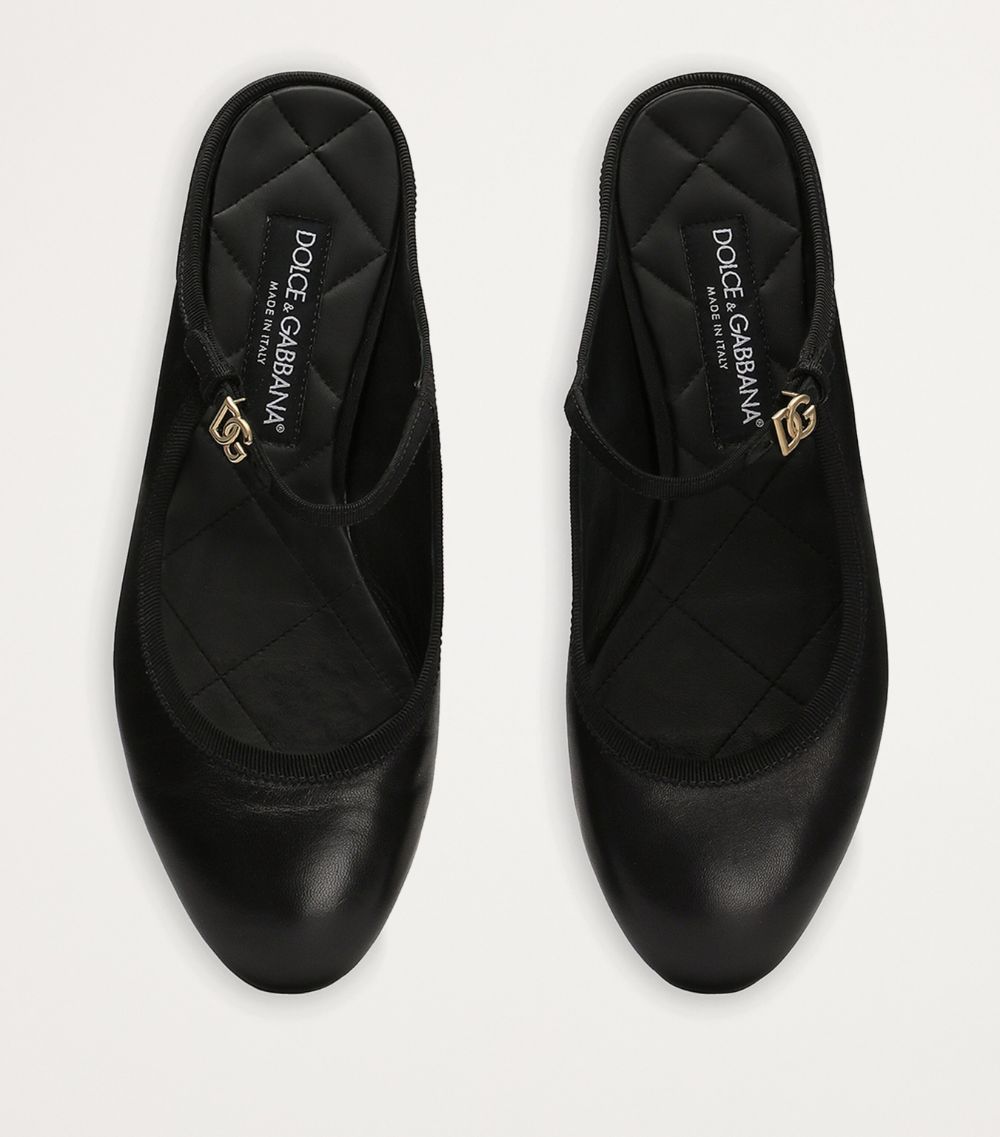 Dolce & Gabbana Dolce & Gabbana Nappa Leather Mules